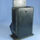 Folk Art MATCH HOLDER - Hand Painted Antique Woodenware