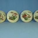 Satsuma Oriental Plate Group - Vintage Porcelain 4pc set