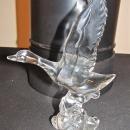 Heisey Mallard Marked WINGS Half - Glass