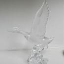 Heisey Mallard Marked WINGS Half - Glass