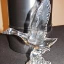 Heisey Mallard Marked WINGS Half - Glass