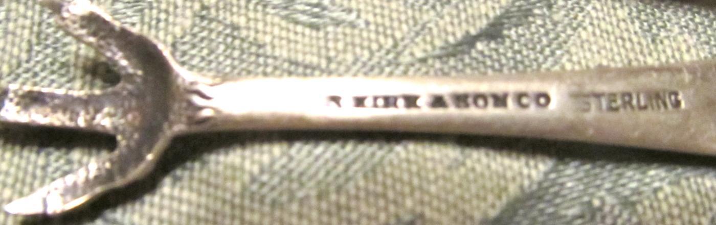 Old Sterling Sugar Tongs KIRK - Silver
