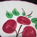 Blue Ridge Cherry Bounce Colonial Plate - Fine Porcelain Pottery