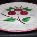 Blue Ridge Cherry Bounce Colonial Plate - Fine Porcelain Pottery