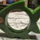 Green Fish Bakelite Napkin Ring - Collectibles