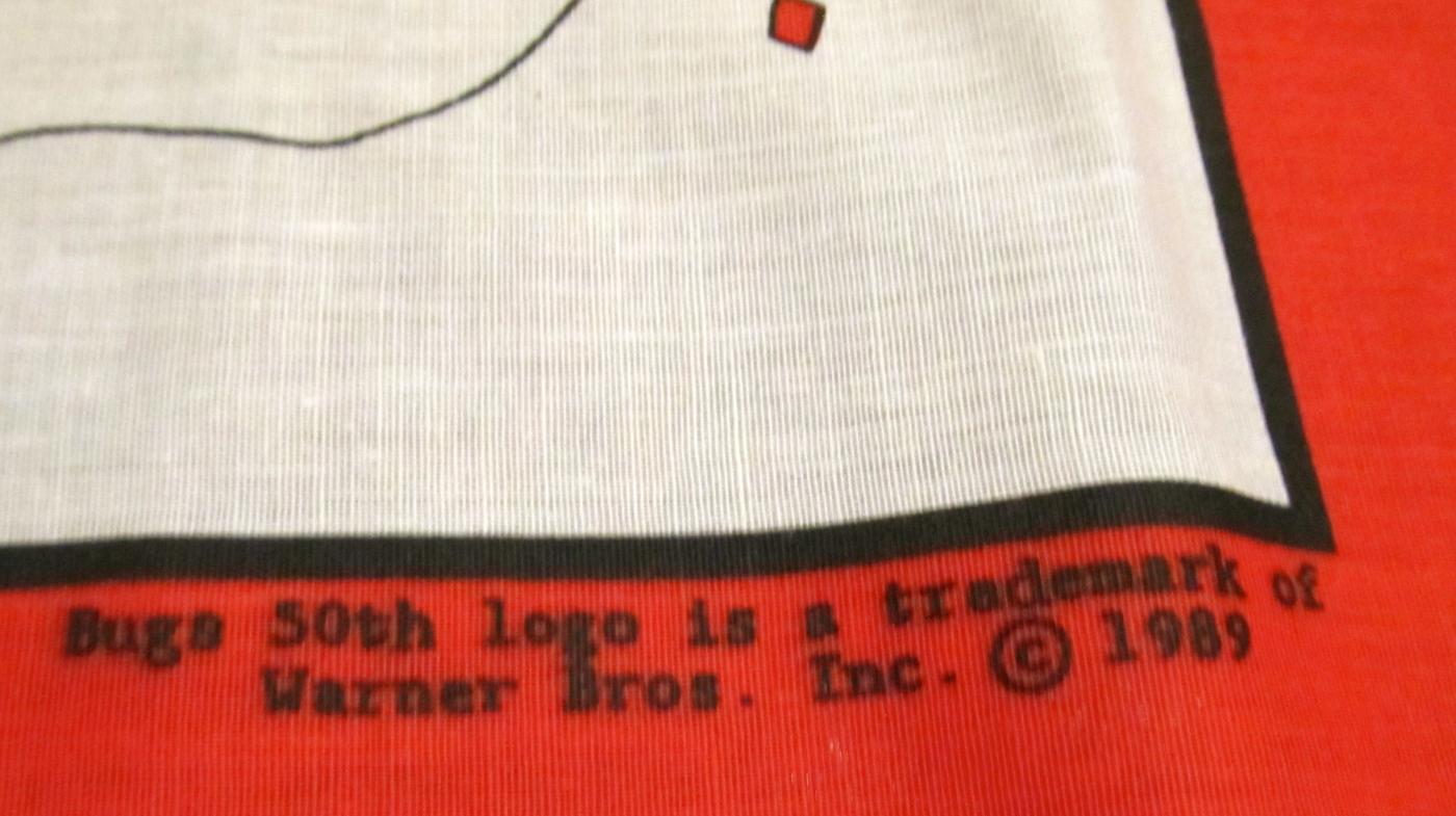 WARNER BROS. Bugs 50th 1989 Handke - textiles