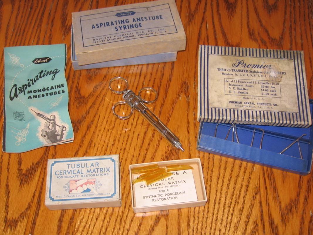 Antique Dental Tool Group ~ Medical Dentist Estate Lot