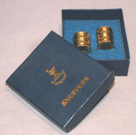 English Gold Plated CIGARETTE SNUFFERS - Tobacciana