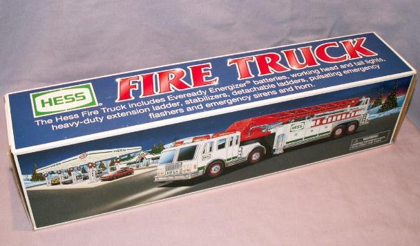 HESS 2000 Toy Fire Truck in Original Box - Toys