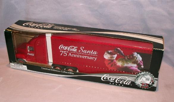 COCA-COLA Santa 75th Anniversary Truck in Original Box