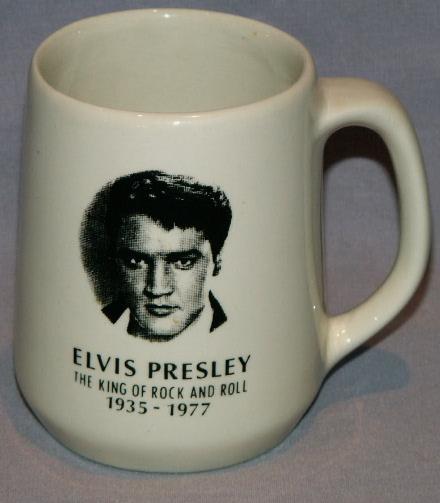 ELVIS PRESLEY Porcelain Coffee Mug