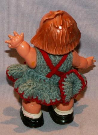 German Celluloid Little Girl Ramp Walker - Toys