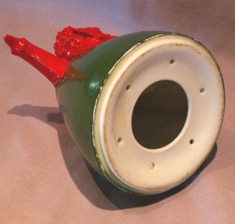 Porcelain Devil Figurine on Egg
