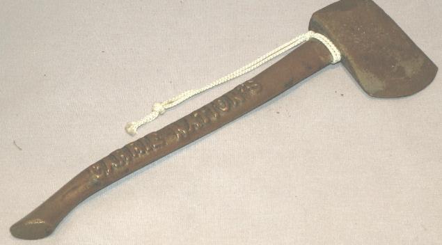 Replica of CARRIE NATION'S Hatchet - Metalware