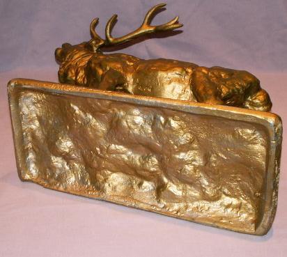 Cast Metal ELK Figurine - Metalware