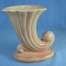 Cornucopia Vase - Vintage McCoy USA Pottery