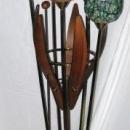 Danish Modern Eames Era ~ Lucite Spaghetti Globe Floor Lamp - Vintage Retro Mid Century Modern Lighting