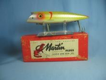 MARTIN Fish Lure ~ Muskie PLUG - Sporting Fishing Bait with Box