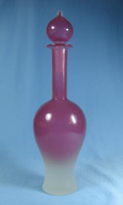 Italian Murano Art Glass Signed Archimede Seguso Perfume Cologne Bottle - Italian Art Glass