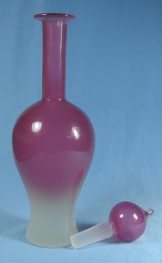 Italian Murano Art Glass Signed Archimede Seguso Perfume Cologne Bottle - Italian Art Glass