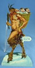 BLACK PETER ~ Christmas Die Cut of Devil Satan - paper scrap