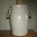 Western Stoneware 2 Gal BUTTER CHURN - Antique Crock Pottery
