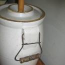 Western Stoneware 2 Gal BUTTER CHURN - Antique Crock Pottery