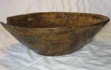 Early American BURL Mix Bowl Wood - HUGE Rare Antique Country Kitchen Antique