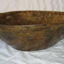 Early American BURL Mix Bowl Wood - HUGE Rare Antique Country Kitchen Antique