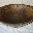 Early American BURL Mix Bowl Wood - HUGE Rare Antique Country Kitchen Antique