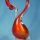 LONG Neck Cased Glass BIRD - Vintage Italian Murano Art Glass