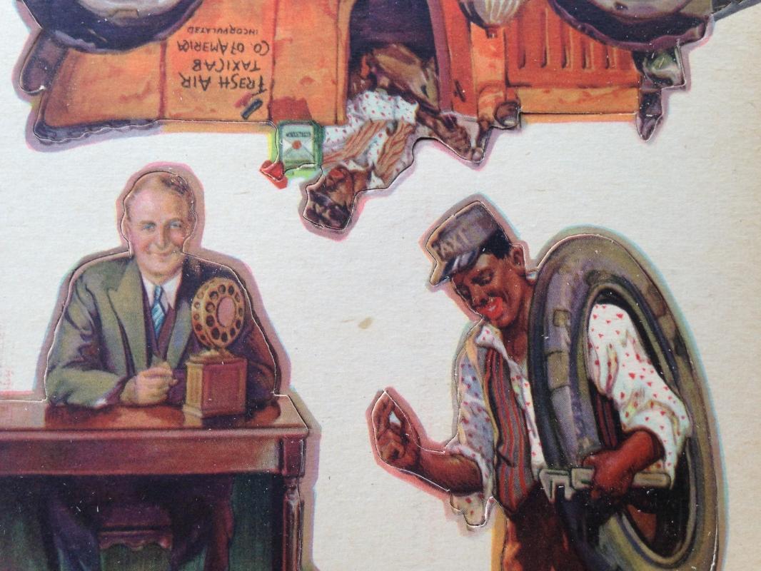AMOS and ANDY Pepsodent Die Cut - Advertising