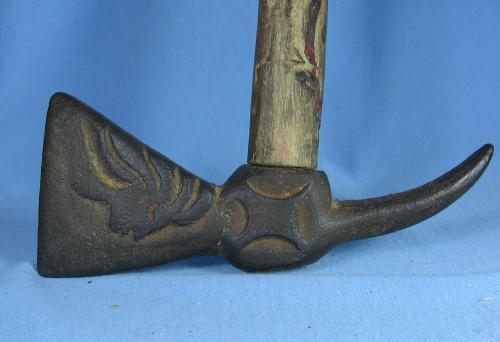 Native American Indian TRADE AXE Spiked Tomahawk - ethnographic