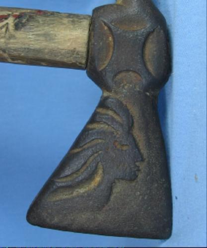 Native American Indian TRADE AXE Spiked Tomahawk - ethnographic