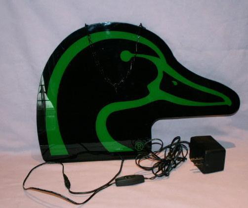 Unique DUCKS UNLIMITED Lighted Head Sign - Sporting