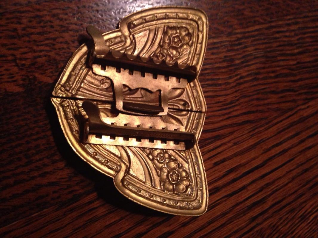 Brass Belt Victorian Buckle - Jewelry