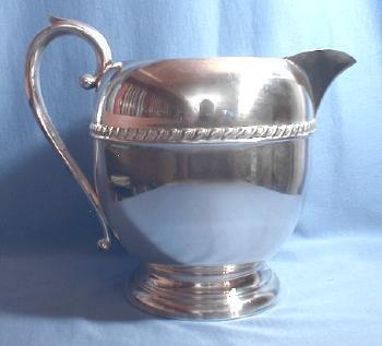 Silver Plate Serving Pitcher - Vintage Metalware