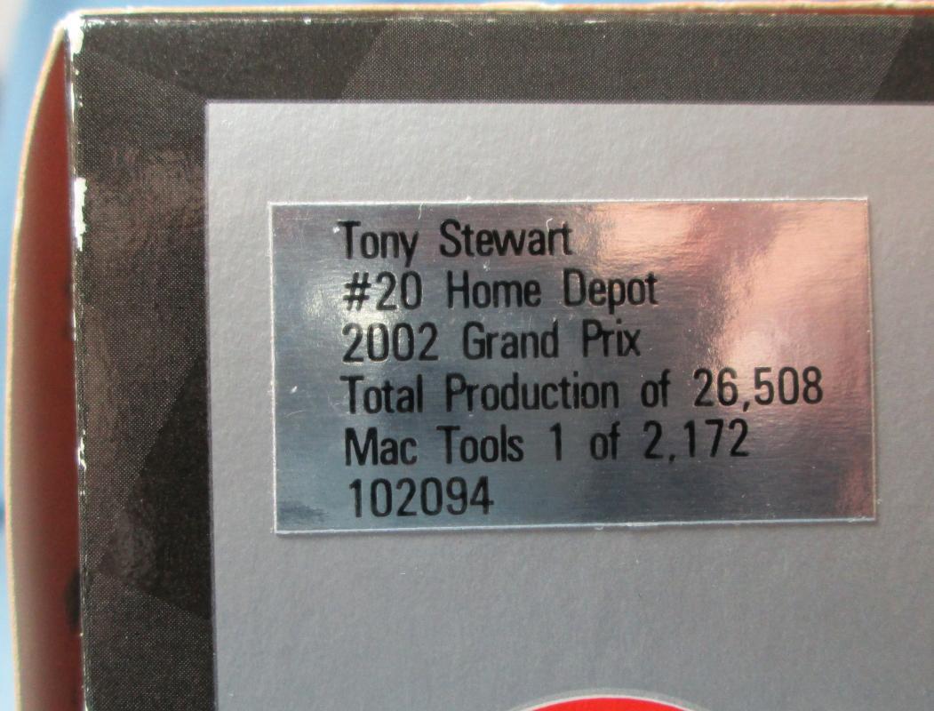 Limited edition nascar 1:24 Scale Die Cast Limited Edition NASCAR Car Replica TONY STEWART Adult Collectible Toy