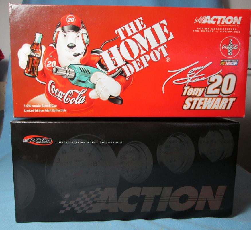 BANK Limited edition nascar 1:24 Scale Die Cast Limited Edition NASCAR Car Replica TONY STEWART Adult Collectible Toy