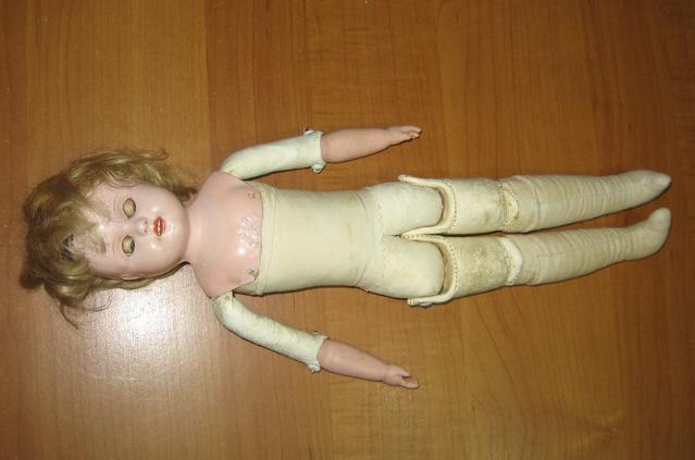 Antique German MINERVA Doll - Antique Kid Body Toy
