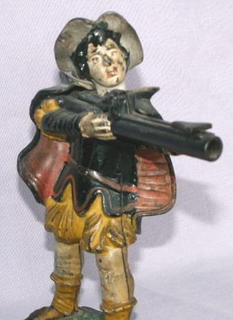 WILLLIAM TELL Cast Iron Mechanical Bank - Toys
