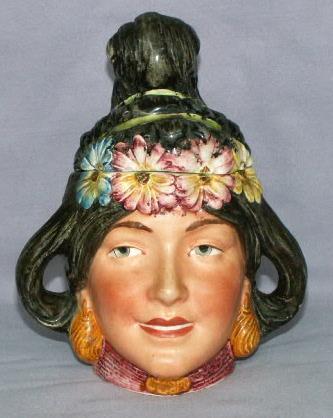 Lady's Head Porcelain HUMIDOR