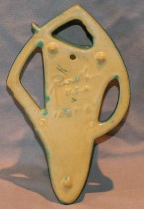 ROSEVILLE Blue BLEEDING HEART Wall Pocket - Pottery