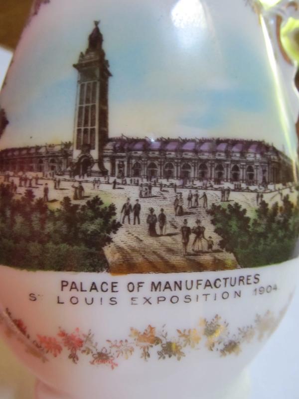 1904 Ewer ST. LOUIS Pitcher - Porcelain/Fine China