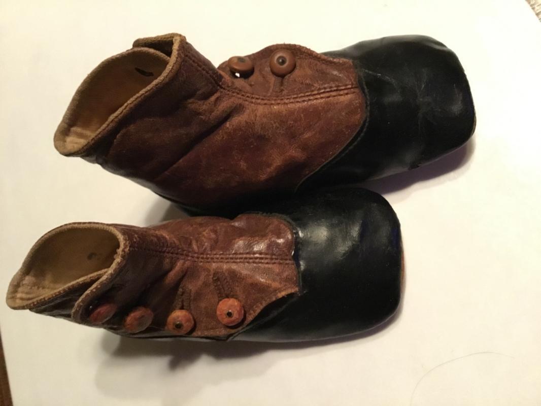 Black + Brown Baby Shoes - Child's Clothing