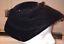 Vintage Black Velvet Hat - Rhinestones and Veil - Clothing