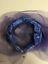 Vintage Blue Band Velvet Hat Rhinestones Veil - Clothing