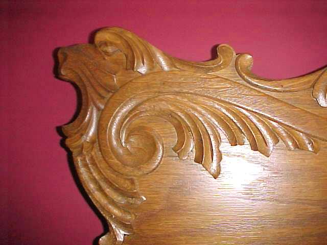 Tiger Oak Secretary / Desk / Bookcase Curio