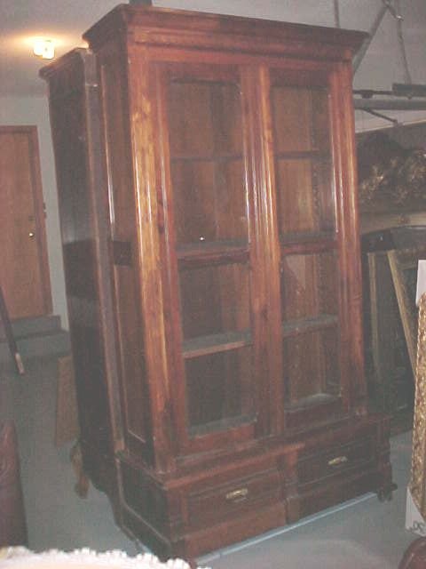 Antique Walnut Bookcase