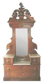Renaissance Walnut Bedroom Suite